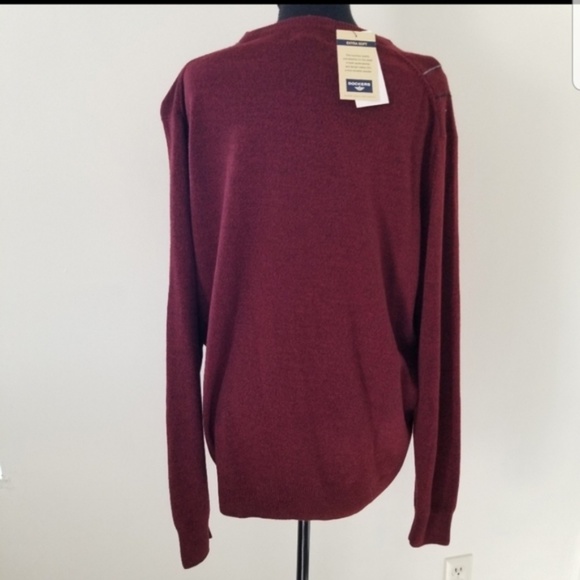NWT Dockers large men red crewneck sweater - Picture 8 of 8